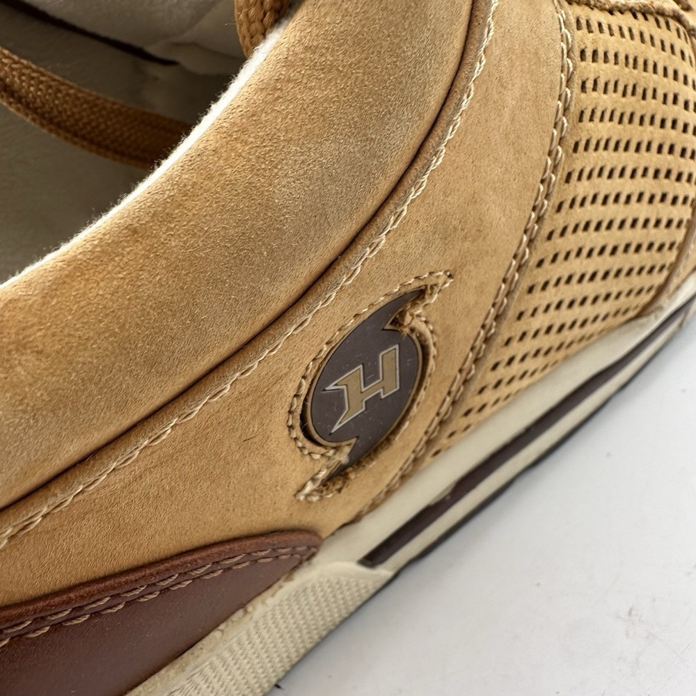 310 Motoring Men's Shoes Size 12 EU 46 Hurricane 31501 Wheat Brown Leather Suede - Picture 14 of 16
